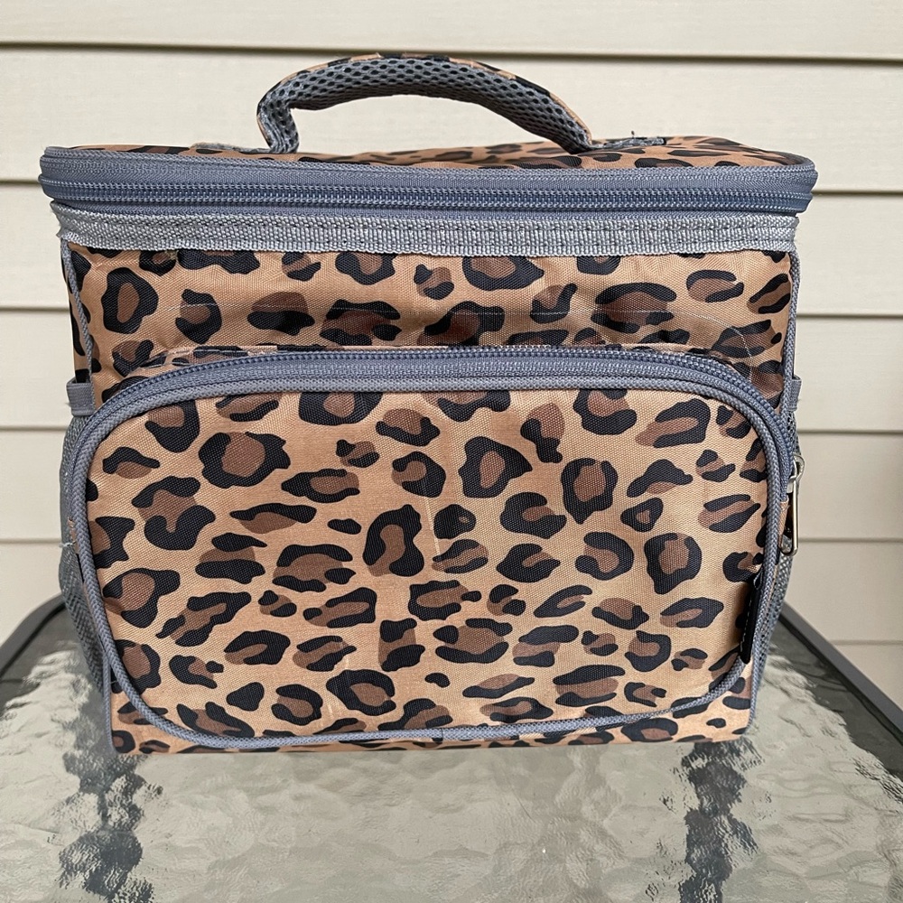 Sold! Flowfly Leopard Print Large Lunch Bag
